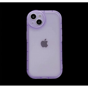 16 for iPhone14pro phone case apple 12/11 all-inclusive chubby sister xr advanced solid color transparent 13