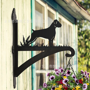 Cross-border new PET DOG IRON HANGING BASKET HOLDER pet dog iron hanging basket rack