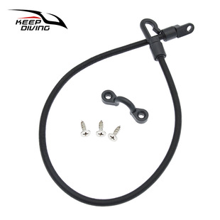 Kayak elastic rope hook anti-lost lost rope water boat fishing rod fixed rope adjustable rope hook buckle KK-T06