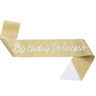 Ремни для вечеринки по случаю дня рождения Ремень этикета birthday princess День рождения Принцесса Лук Ремень