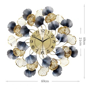 in stock Amazon Watch Simple Peacock Creative Living Room Wall Clock Home Decorative Hour Hour Hanging Wall Homestay Background