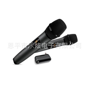 Universal Wireless Microphone One Drag Two UHF Professional Live KTV Outdoor Performance Stage High Sound Quality Universal Microphone