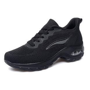 Spring air cushion heightening women's shoes breathable deodorant casual middle-aged mother shoes wear-resistant non-slip sneaker shock-absorbing running shoes