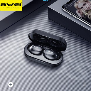 awei button control wireless bluetooth headset movement min mini small in-ear high color value wholesale