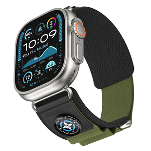 Применимый ремень Apple watchs1-10 поколения ремешок новый премиум компас нейлон ремешок с обратным кольцом