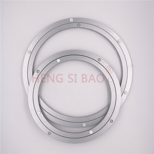 Processing and Customization of Aluminum Alloy Turntable, Household Special Turntable, Furniture Hardware Accessories, Dining Table, Silver Aluminum Turntable