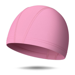 Swimming Cap Men's and Women's Long Hair Comfortable Ear Protection Large Size Cloth Swimming Cap Women's Adult Children's Hot Spring Cloth Swimming Cap