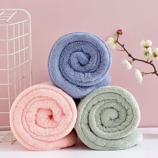 Коралловый бархат двухслойная шляпа для сухих волос оптовая утолщение быстросохнущие сухие салфетки для волос