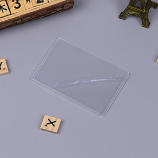 B8 Hard Glue Cover Double-sided Transparent Goo Card Game Laminated Hard Glue Card Cover 3-inch Small Card Album Photo Cover