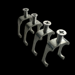U-shaped keel card 20KBG pipe buckle 32 pipe clamp 40JDG wire fixing pipe clamp screw rod elevator