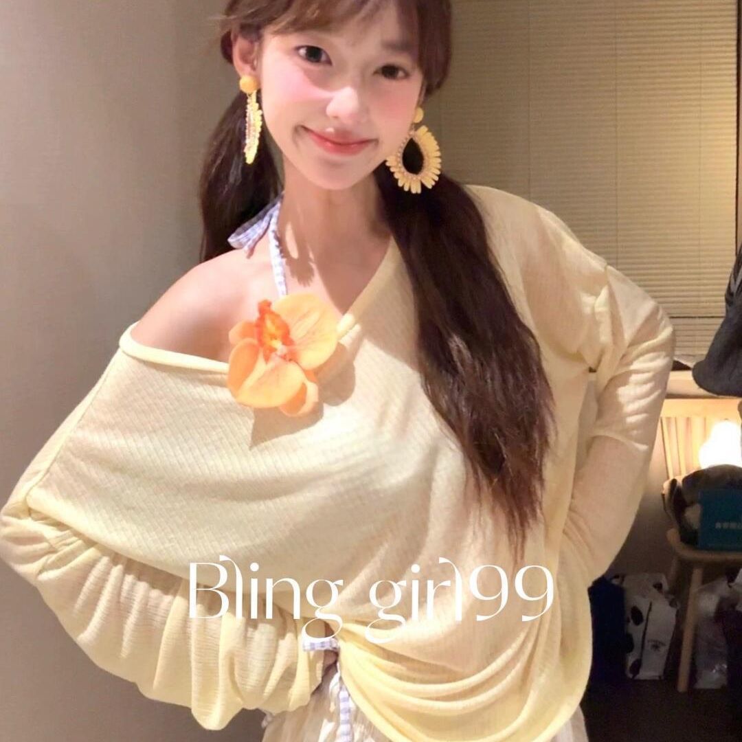【Semi-Sweet Style】Atmospheric and Slimming Versatile T-Shirt for Women, Bikini Two-Piece Swimsuit, Women's Shorts, Bikini Set