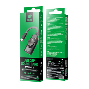 Pu Kee GS3 звуковая карта без привода 7.1-канальный звуковой эффект USB внешний 3.5mm ноутбук ест курицу звуковая карта игры