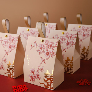 Original 2025 New Candy Box Accompanying Gift Return Wedding Wedding Packaging Candy Bag Senior Niche
