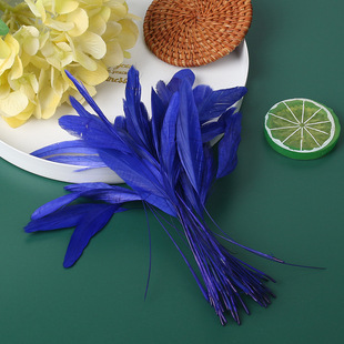 Wholesale color feather tore cock tail feather color tail hair DIY accessories hat clothing accessories
