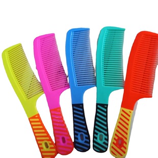 Adult Plastic Comb Cooked Glue Not Easy to Break Material Durable Old Style Red Large Smooth Hair Straightening Comb