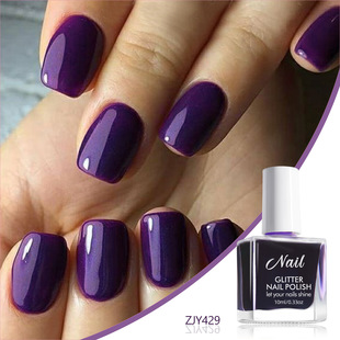 Solid color white cute candy color nail polish water-based baking-free quick-drying durable odorless cross-border nail glue wholesale