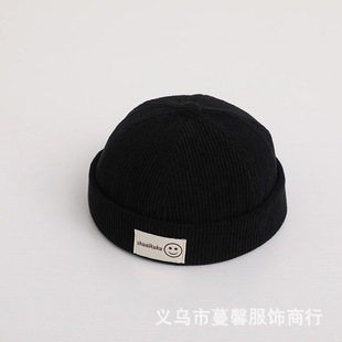 South Korea floor hat for boys and babies spring and autumn thin fashion hip hop trendy baby melon skin Western style girls' hat summer