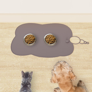 New Silicone Bubble Pet Dining Mat Waterproof Portable Storage Dog Paw Mat Non-Slip Leak-Proof Pet Dining Mat