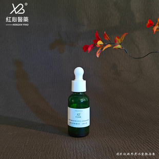 Green essential oil bottle 10ml15ml30ml50ml camellia oil dropper bottle cosmetic aromatherapy small sample bottle can be printed
