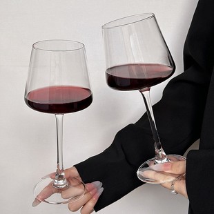 European-style Retro Goblet 2 Pack Handmade Burgundy Glass Wine Glass Crystal Red Wine Glass Ins Style