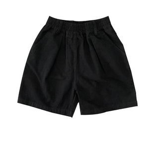 Boys' Shorts Summer Thin Baby's Summer Dress Western Style Outer Wear Pants Children's Pants Black Trendy Children's Pants