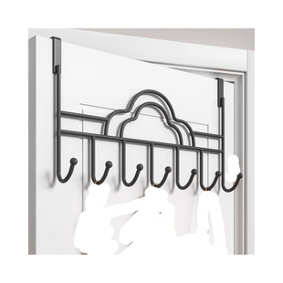 [Cross-border Labeling Temu Daifa] Cloud Door Hook Punch-free Door Bedroom Kitchen Storage Coat Rack