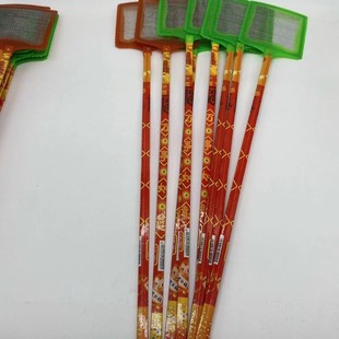 Новая Удлиненная ручка деревянная ручка железная сетка мухобойка большая стальная сетка мухобойка металлическая сетка москитная мухобойка 2 юаня поставка магазина