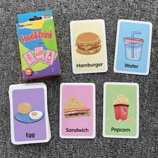 Spot wholesale cross-border Early Education 8 children color shape animal English learning card teaching flash card