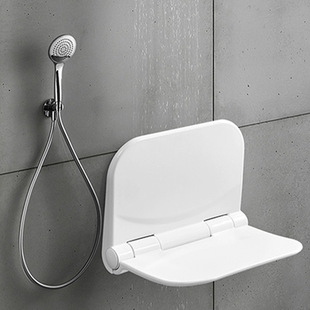 Adult Folding Shoe Changing Stool Wall Mounted Invisible Shoe Wearing Stool for Elderly Bathing Stool Bathroom Shower Stool for Elderly