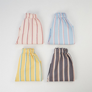 Children's Striped Pants Thin 2025 New Summer Children's Trousers Boys Loose Summer Casual Pants