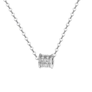 999 Foot Silver Diamond Small Waist Necklace Korean Ins Style Fashionable Sense Personalized Texted Clavicle Chain Girls' Necklace