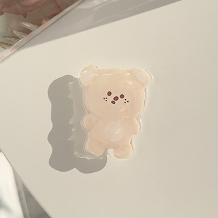 Korean Style Ins Dog Bear Bracket Cartoon Telescopic Folding Cute Animal Bracket for Apple Huawei Lazy Man