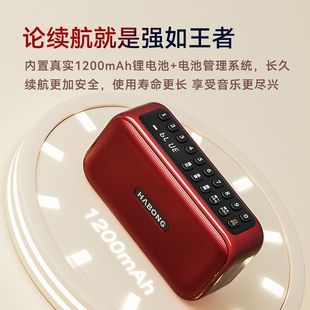 Ice breaker Huibang B-07 Bluetooth записывающая карта динамик радио для пожилых людей утрен практика внешний USB флэш-накопитель mp3-плеер