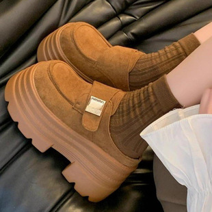 Ленивый Birken Half-Тапочки женщины носят на улице 2025 новая модель дикий красный сетчатый толстый фон швафли Баотоу тапочки 8 см