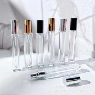 10ml флакон духов небольшой образец парфюмерной бутылки прозрачный стеклянный распылитель пустая бутылка для путешествий производитель оптовая продажа