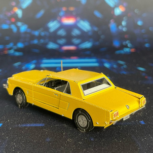 Crazy Model Ford 1965 Mustang sports car All Metal Stainless Steel DIY Assembled Model 3D Gel-Free Three-Dimensional Puzzle
