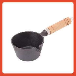 ✅ Cast Iron Deep Frying Pan Non-Stick Frying Pan Mini Oil Drizzling Pan