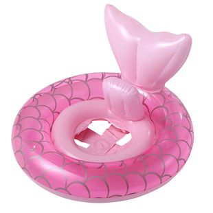 Amazon Swim Circle Adult Parent-Child Sequin Petal Unisex Underarm Circle Water Inflatable Swim Circle Bow Floating Circle