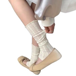 Summer thin socks women's pile socks ballet wind foot leg socks miu twist calf socks wholesale