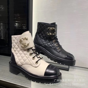 Высокая версия Xiao Xiangfeng Martin сапоги женские плоские туфли на каблуках модные сапоги в британском стиле