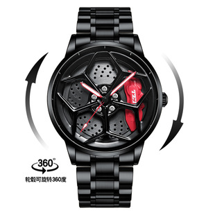 svj genuine wheel watch Three-Dimensional Hollow Cadillac tc5 car forged calipers modified waterproof watch men