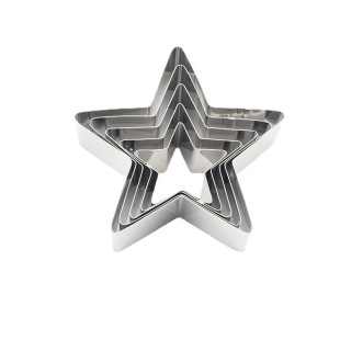 DIY cake mold tiramisu stainless steel star-shaped cake mousse ring mold household baking tools