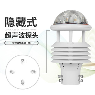 Meteorological Sensor Substation Outdoor Smart Power Light Pole Ultrasonic Anemometer Outdoor Micro Meteorological Instrument