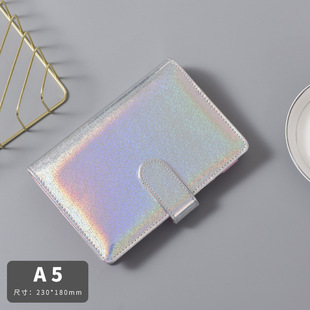 Amazon Special for Colorful Point A6 Laser Macaron Handbook Notebook Notepad Cash Budget Wallet