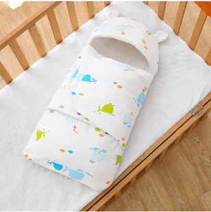 Newborn bag summer thin cotton delivery room hold quilt newborn baby startled spring and autumn thick sleeping bag