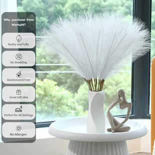 52cm cross-border wholesale single fork simulation reed wool artificial reed wool home simple decoration single fork reed wool