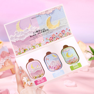 Meidian solid balm portable wholesale women's perfume plastic cover Balm Kit air freshener car