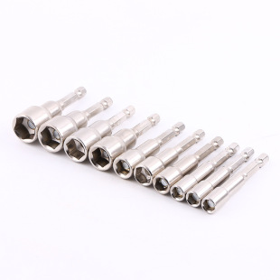 Diouda CR-V hexagon socket strong magnetic socket wind batch hexagon socket electric screwdriver socket