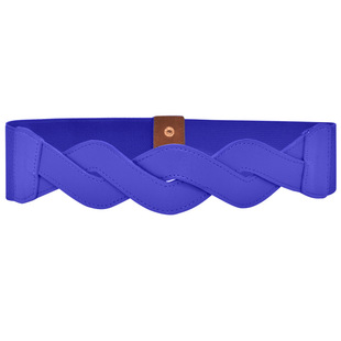 Women's wide belt elastic elastic waist seal dress waist tight coat with skirt belt women's accessories Spring New