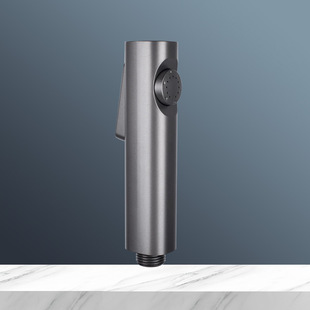 Toilet Companion Flushing Water Gun Head Toilet High Pressure Spray Gun Gray Black Washer Toilet Booster Nozzle Water Pipe